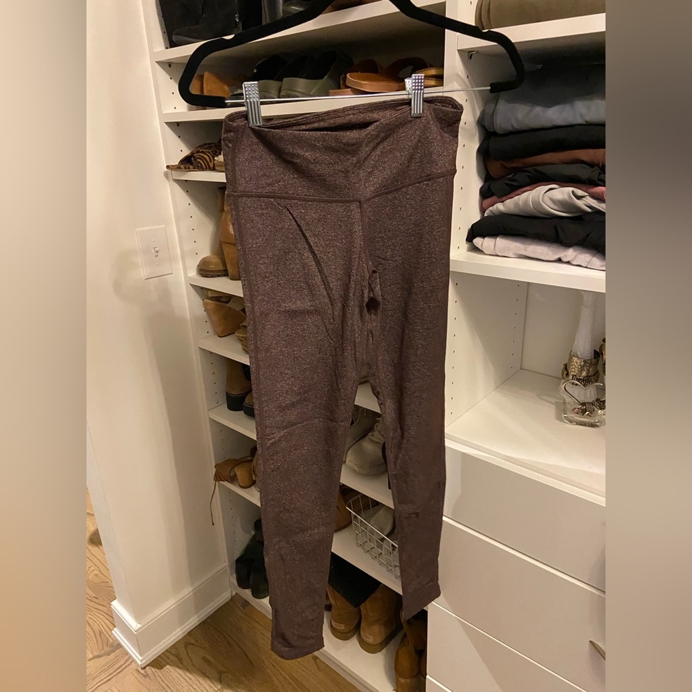 Maroon leggings- small